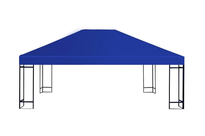 Toppduk til paviljong 310 g/m² 4x3 m blå - Blå - Paviljongtak