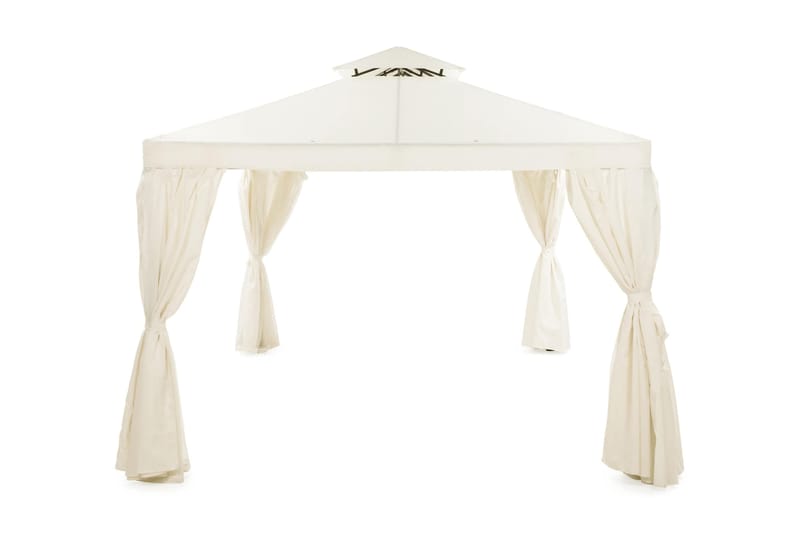 Bermuda Vegger til Paviljong 3x4 m - Offwhite - Hagemøbler & utemiljø - Solbeskyttelse - Paviljong - Paviljongvegg