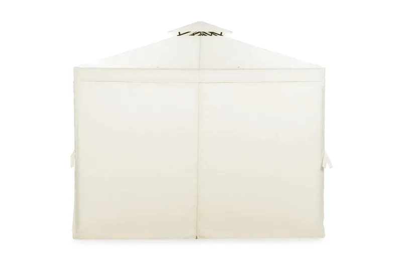 Bermuda Vegger til Paviljong 3x4 m - Offwhite - Hagemøbler & utemiljø - Solbeskyttelse - Paviljong - Paviljongvegg