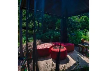 Myggnett til Pavilion Mirador 300x300 cm 4 stk Sort - Hagemøbler & utemiljø - Solbeskyttelse - Paviljong - Paviljongvegg