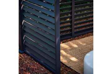 Paviljong Vegg Mirador 93x235 cm Mørkegrå aluminium - Hagemøbler & utemiljø - Solbeskyttelse - Paviljong - Paviljongvegg