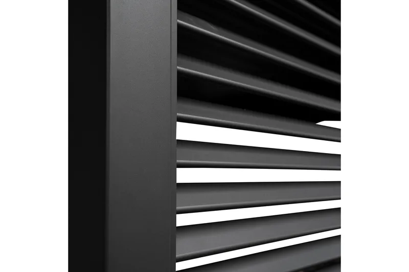 Paviljong Vegg Mirador 93x235 cm Mørkegrå aluminium - Hagemøbler & utemiljø - Solbeskyttelse - Paviljong - Paviljongvegg