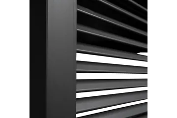 Paviljong Vegg Mirador 93x235 cm Mørkegrå aluminium - Hagemøbler & utemiljø - Solbeskyttelse - Paviljong - Paviljongvegg