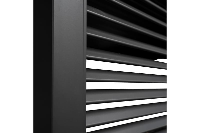 Paviljong Vegg Mirador 93x235 cm Mørkegrå aluminium - Hagemøbler & utemiljø - Solbeskyttelse - Paviljong - Paviljongvegg