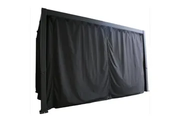 Sidevegger til Pavilion Mirador 300x300 cm 4 stk Svart - Hagemøbler & utemiljø - Solbeskyttelse - Paviljong - Paviljongvegg