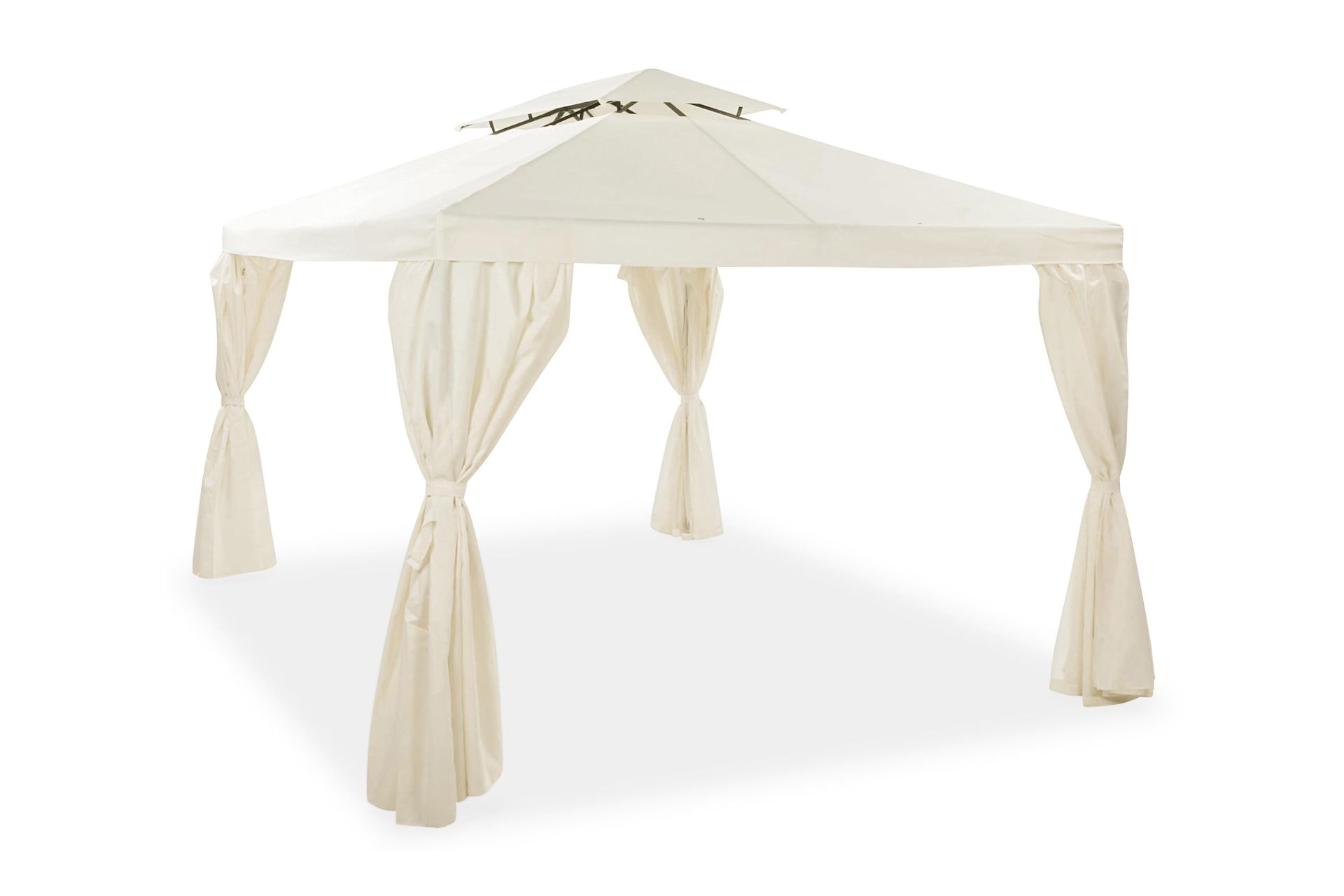 Vegger til Paviljong Bermuda 3x4 m - Offwhite - Hagemøbler & utemiljø - Solbeskyttelse - Paviljong - Paviljongvegg