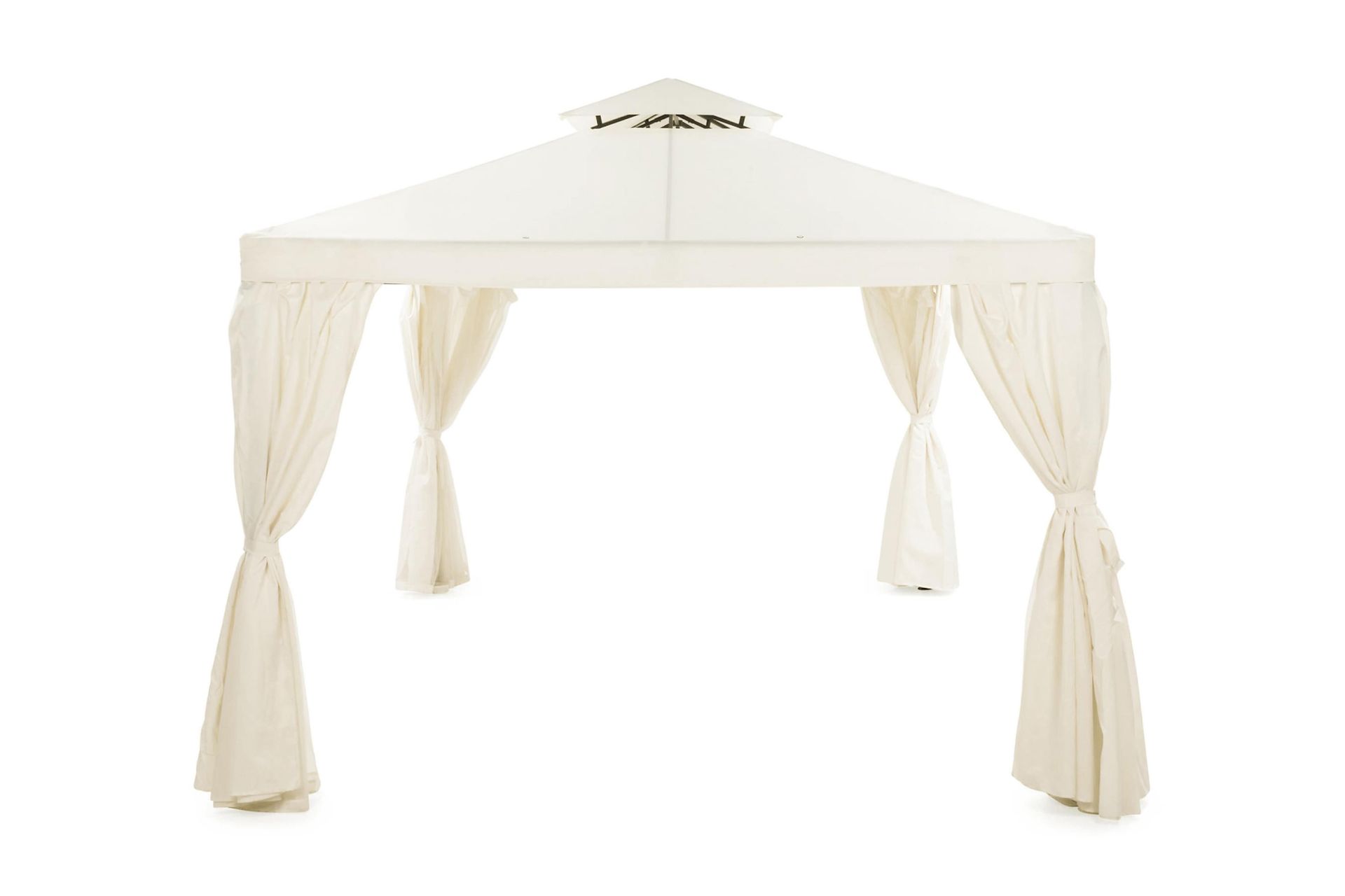 Vegger til Paviljong Bermuda 3x4 m - Offwhite - Hagemøbler & utemiljø - Solbeskyttelse - Paviljong - Paviljongvegg