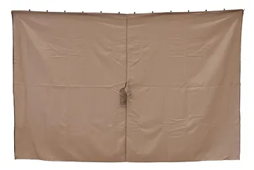 Paviljongvegger Hillerstorp Luxor 300 x 300 cm - Beige - Hagemøbler & utemiljø - Solbeskyttelse - Paviljong - Paviljongvegg