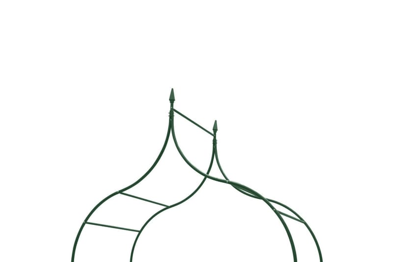 Hagebue med piggdesign for klatreplanter mørkegrønn - grønn - Pergola