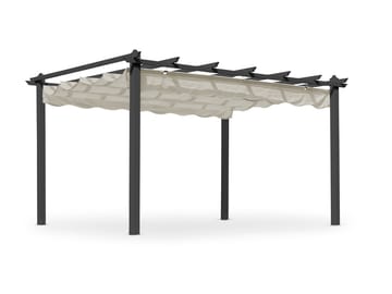Pergola Hillerstorp Skanör 300 x 400 cm - Svart - Hagemøbler & utemiljø - Solbeskyttelse - Pergola