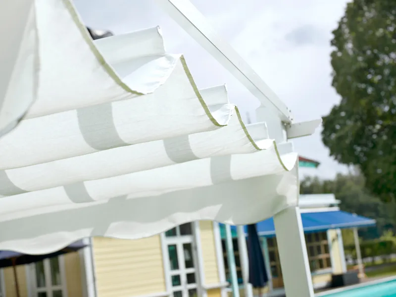 Hillerstorp Skanör pergolatak 300 x 400 cm - Hvit - Hagemøbler & utemiljø - Solbeskyttelse - Pergola