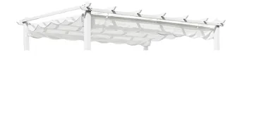 Hillerstorp Skanör pergolatak 300 x 400 cm - Hvit - Hagemøbler & utemiljø - Solbeskyttelse - Pergola
