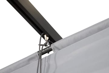 Lazio Pergola 295x395 cm - Svart/Grå - Hagemøbler & utemiljø - Solbeskyttelse - Pergola