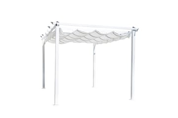 Lazio Pergola 348 cm - Hvit - Hagemøbler & utemiljø - Solbeskyttelse - Pergola