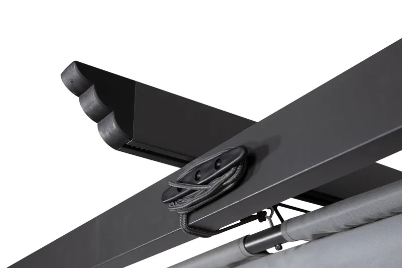 Lazio Pergola 295x395 cm - Svart/Grå - Hagemøbler & utemiljø - Solbeskyttelse - Pergola