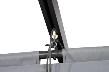 Lazio Pergola 295x395 cm - Svart/Grå - Hagemøbler & utemiljø - Solbeskyttelse - Pergola