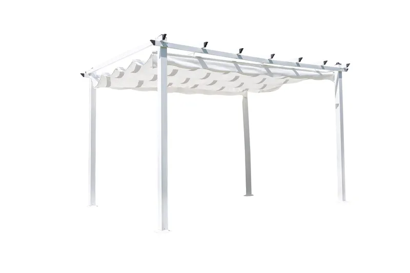 Lazio Pergola 348 cm, Hvit