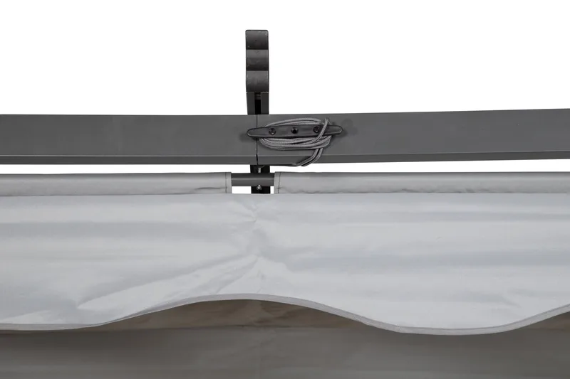 Lazio Pergola 295x395 cm - Svart/Grå - Hagemøbler & utemiljø - Solbeskyttelse - Pergola