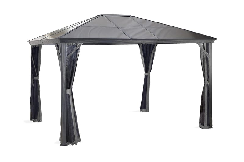 Pergola Verona 10 x 14 tak av 6 mm kanalplast - Pergola