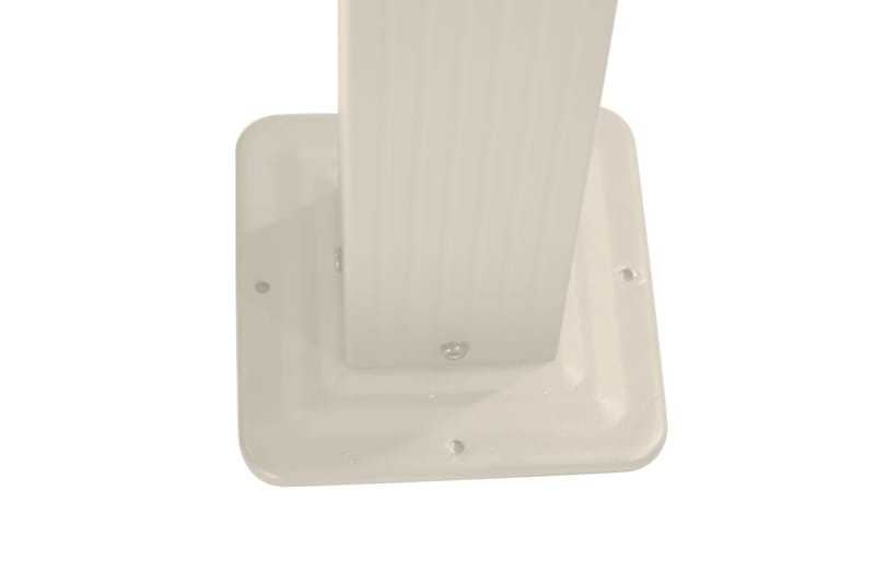 Porto stor pergola 4x3 m i aluminium med tak - Beige - Hagemøbler & utemiljø - Solbeskyttelse - Pergola