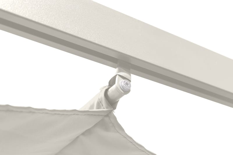 Porto Pergola 3x3 m - Hvit - Hagemøbler & utemiljø - Solbeskyttelse - Pergola