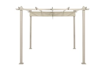 Porto Pergola 4x3 m - Beige - Hagemøbler & utemiljø - Solbeskyttelse - Pergola