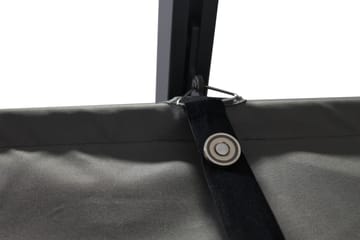 Porto Pergola 4x3 m - Mørk grå - Hagemøbler & utemiljø - Solbeskyttelse - Pergola