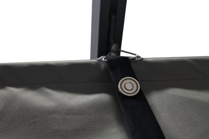 Porto Pergola 4x3 m - Mørk grå - Hagemøbler & utemiljø - Solbeskyttelse - Pergola