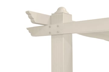 Porto Pergola 3x3 m - Beige - Hagemøbler & utemiljø - Solbeskyttelse - Pergola