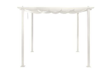 Porto Pergola 3x3 m - Hvit - Hagemøbler & utemiljø - Solbeskyttelse - Pergola