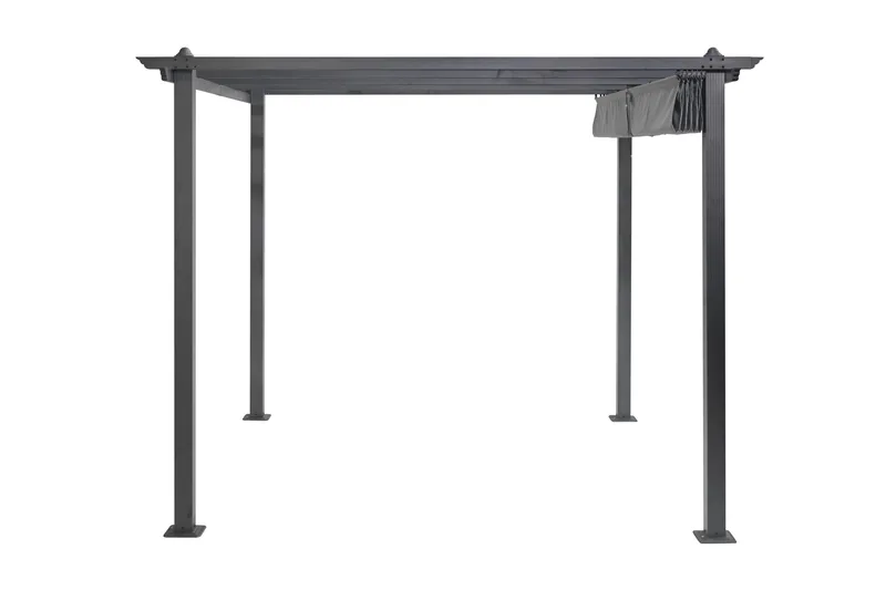 Porto Pergola 3x3 m, Mørk grå