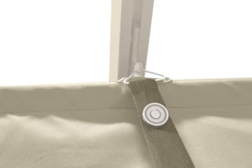 Porto Pergola 4x3 m - Beige - Hagemøbler & utemiljø - Solbeskyttelse - Pergola