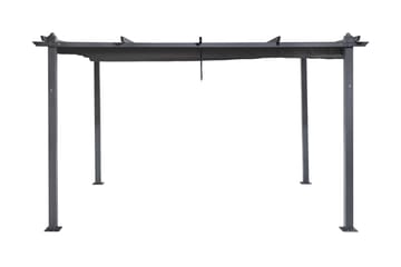 Porto Pergola 4x3 m - Mørk grå - Hagemøbler & utemiljø - Solbeskyttelse - Pergola