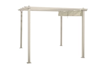 Porto Pergola 3x3 m - Beige - Hagemøbler & utemiljø - Solbeskyttelse - Pergola