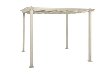 Porto Pergola 3x3 m - Beige - Hagemøbler & utemiljø - Solbeskyttelse - Pergola