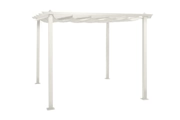 Porto Pergola 3x3 m - Hvit - Hagemøbler & utemiljø - Solbeskyttelse - Pergola