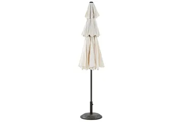 Roblin Parasol 285x285 cm - Beige/Sort - Hagemøbler & utemiljø - Solbeskyttelse - Parasoller