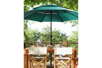 Roblin Parasol 285x285 cm - Grønn/Svart - Hagemøbler & utemiljø - Solbeskyttelse - Parasoller