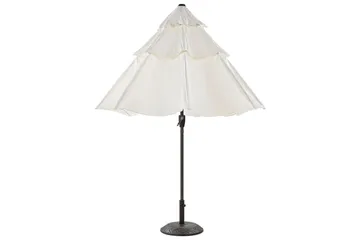 Roblin Parasol 285x285 cm - Beige/Sort - Hagemøbler & utemiljø - Solbeskyttelse - Parasoller