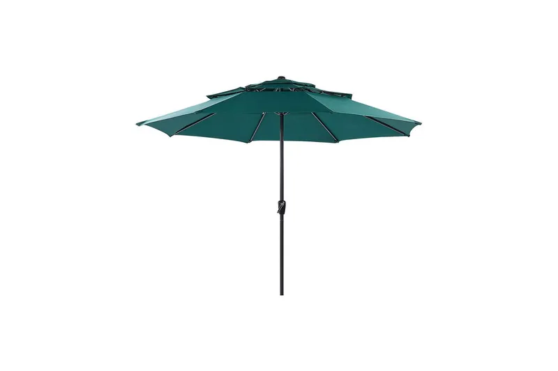 Roblin Parasol 285x285 cm, Grønn/Svart