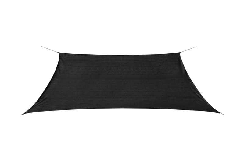Soleseil HDPE Rektangulrt 2x4 m Antrasitt - Solseil
