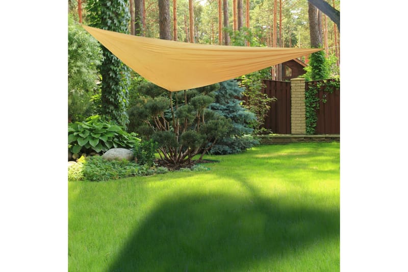 HI Solseil triangulr 3x3 m beige - Solseil