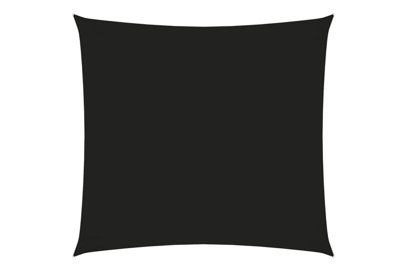 Solseil oxfordstoff firkantet 3,6x3,6 m svart - Svart - Solseil