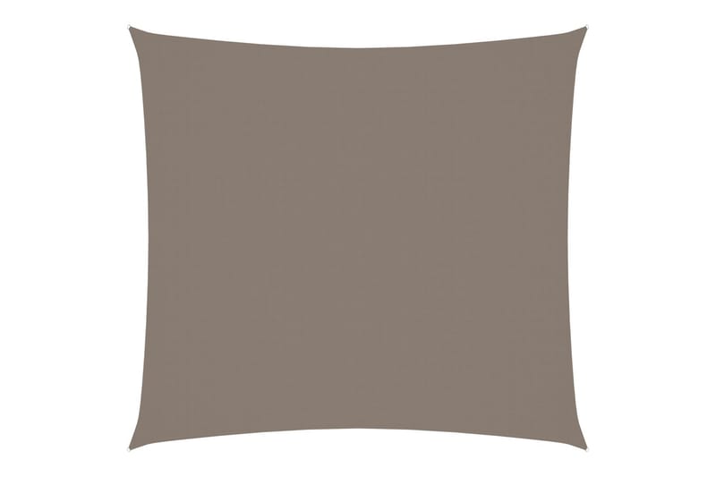 Solseil oxfordstoff firkantet 7x7 m gråbrun - Taupe - Solseil