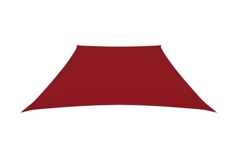 Solseil oxfordstoff trapesformet 4/5x3 m rød - Rød - Solseil