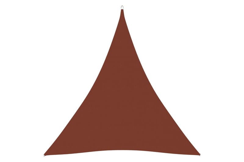 Solseil oxfordstoff trekantet 4,5x4,5x4,5 m terrakotta - Solseil