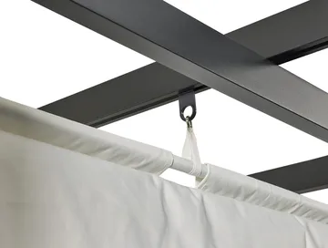 SUNSET Pergola 3×4 m - Grå - Hagemøbler & utemiljø - Solbeskyttelse - Pergola