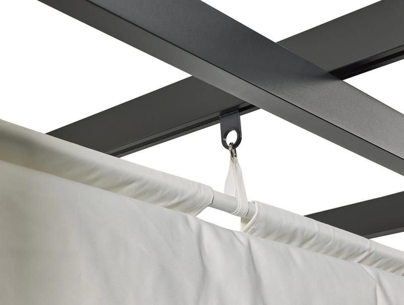 SUNSET Pergola 3×4 m - Grå - Hagemøbler & utemiljø - Solbeskyttelse - Pergola