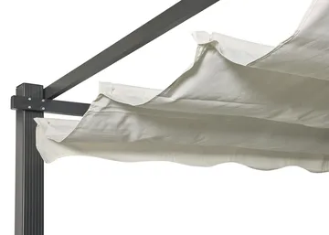 SUNSET Pergola 3×4 m - Grå - Hagemøbler & utemiljø - Solbeskyttelse - Pergola