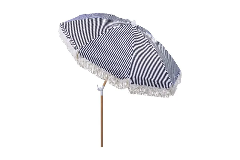 Teulon Parasol 150 cm - Svart Og Hvit - Hagemøbler & utemiljø - Solbeskyttelse - Parasoller